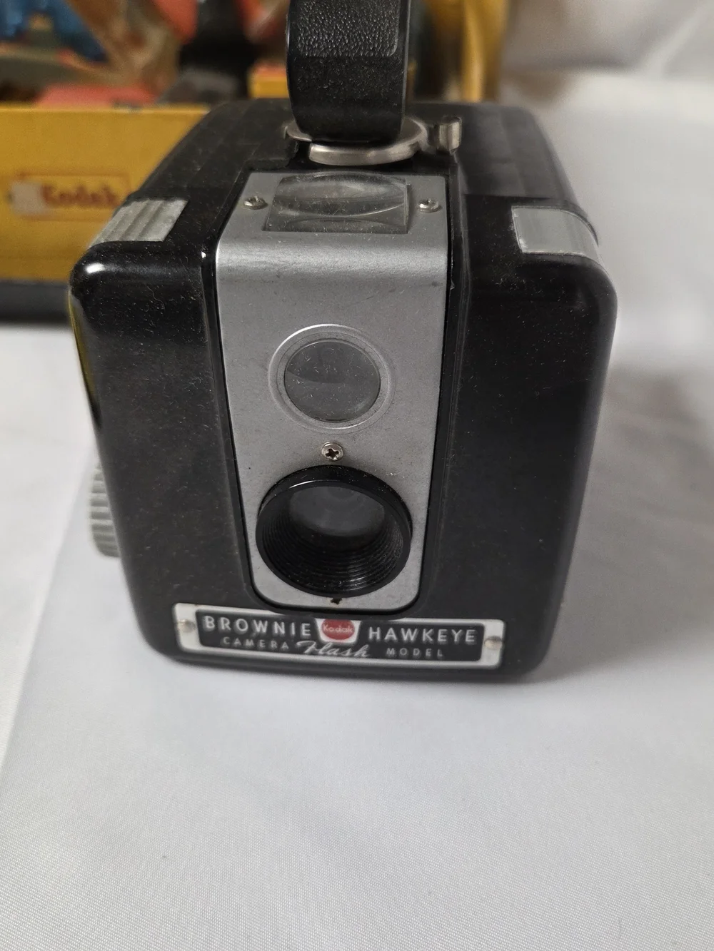 Vintage Kodak Brownie Hawkeye Outfit Camera w/Original Box - Flash Model‎
